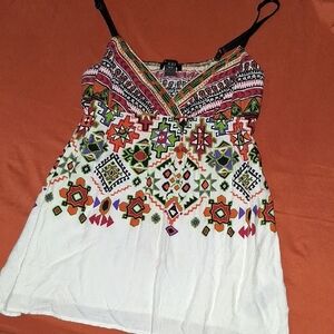 Y2k Vibrant Patterned Camisole